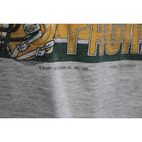 Vintage Xplosion Shirt 1995 Brett Favre Caricature In It To Win It XL Packers - Picture 3 of 8